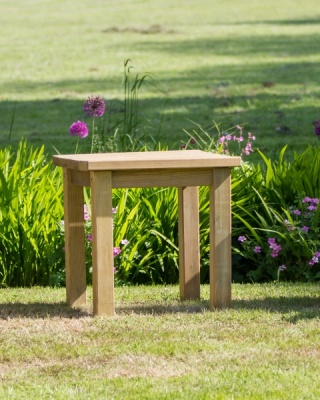 NEW EMILY SIDE TABLE WOODEN PRESSURE TREATED (0.6 x 0.6 x 0.6m)